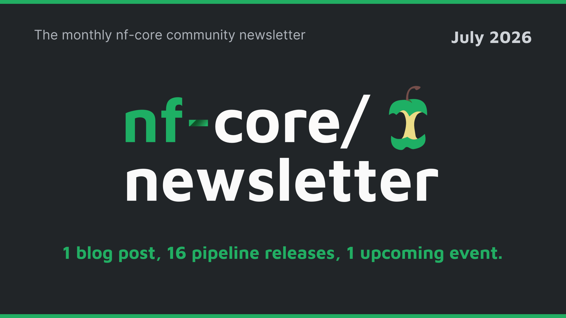 nf-core newsletter — July 2026